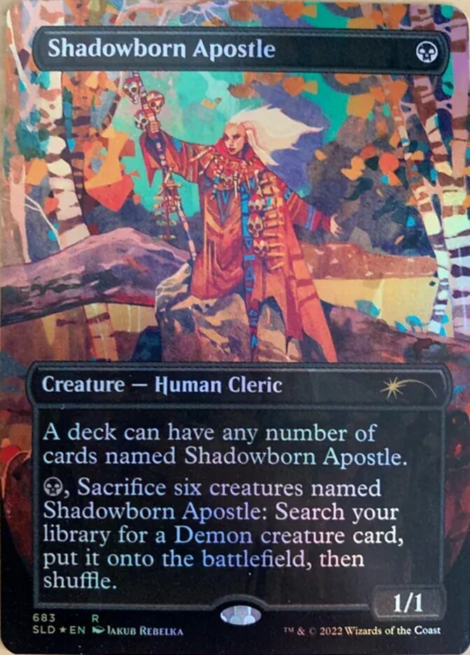 Shadowborn Apostle (Borderless) (683) [Secret Lair Drop Promos] | Deep Dive Games St. Marys