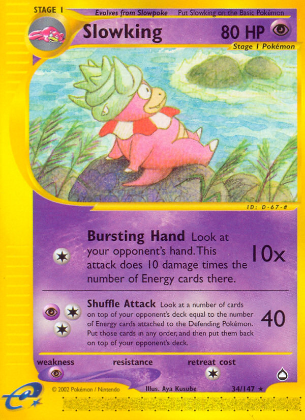 Slowking (34/147) [Aquapolis] | Deep Dive Games St. Marys