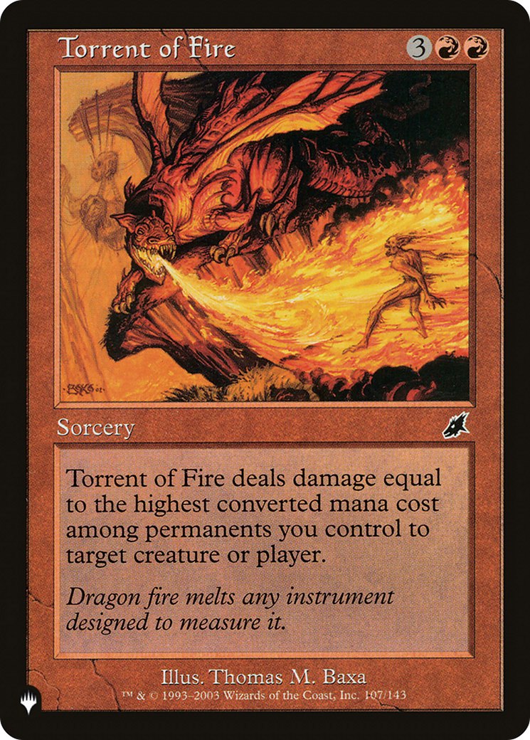 Torrent of Fire [The List] | Deep Dive Games St. Marys