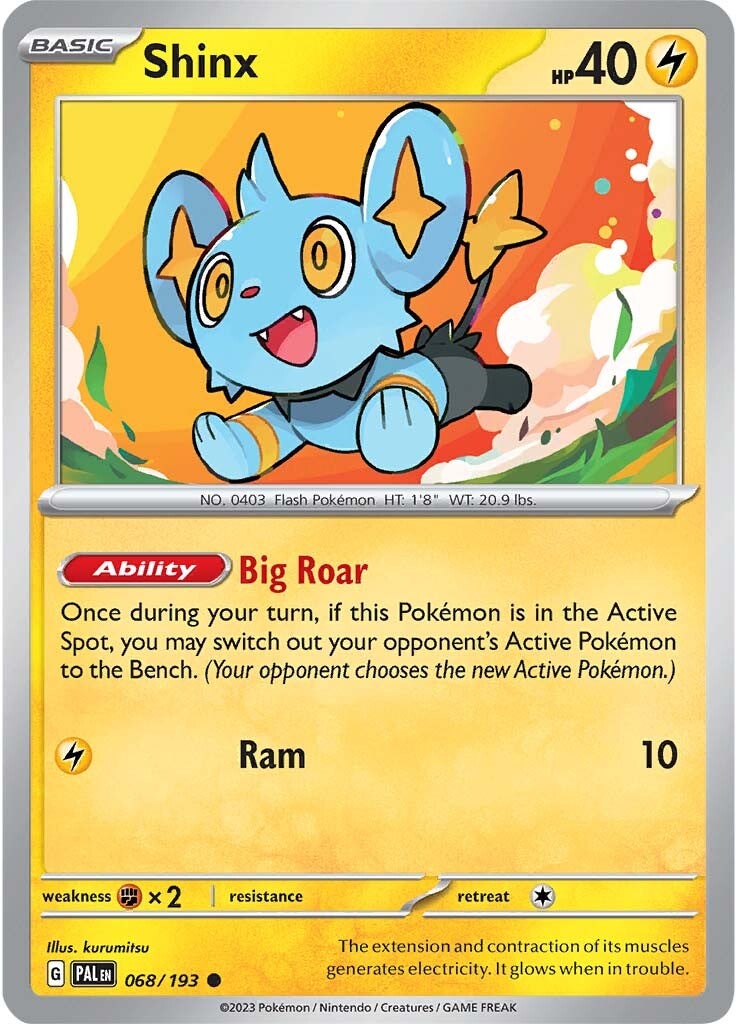 Shinx (068/193) [Scarlet & Violet: Paldea Evolved] | Deep Dive Games St. Marys