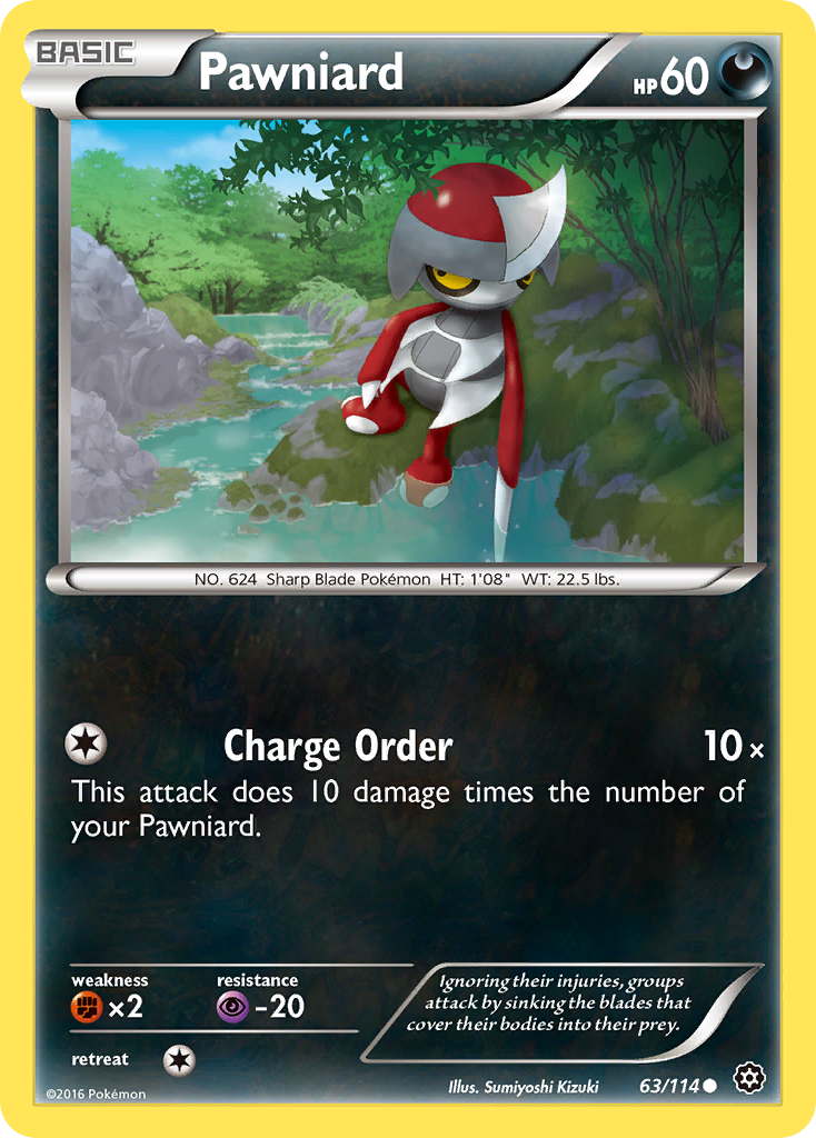 Pawniard (63/114) [XY: Steam Siege] | Deep Dive Games St. Marys