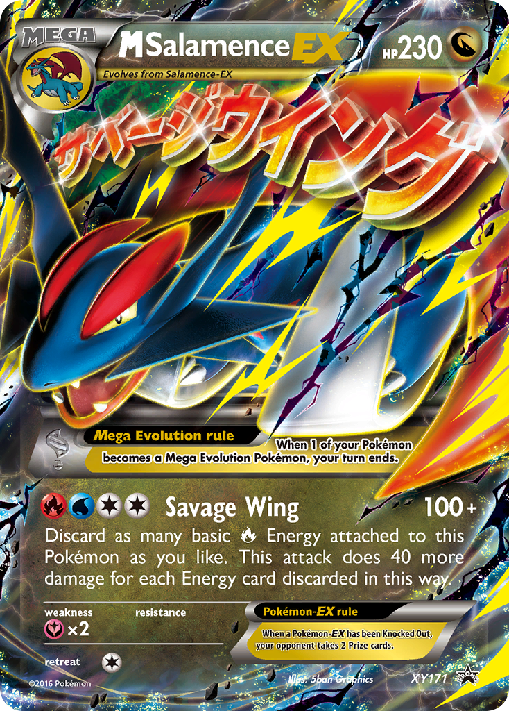 M Salamence EX (XY171) [XY: Black Star Promos] | Deep Dive Games St. Marys