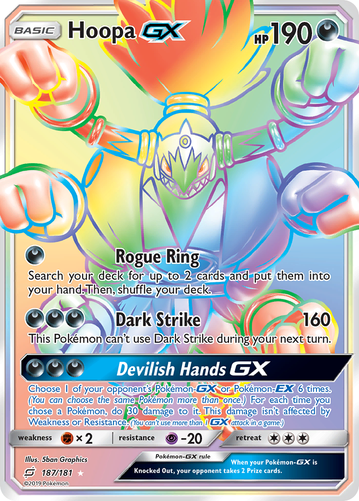 Hoopa GX (187/181) [Sun & Moon: Team Up] | Deep Dive Games St. Marys