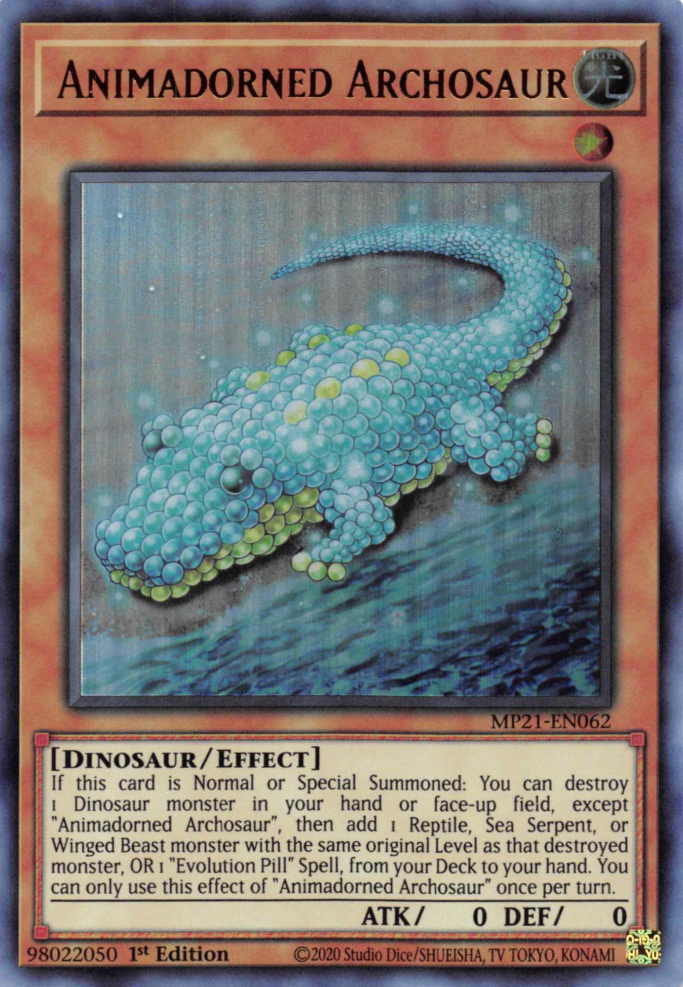 Animadorned Archosaur [MP21-EN062] Ultra Rare | Deep Dive Games St. Marys