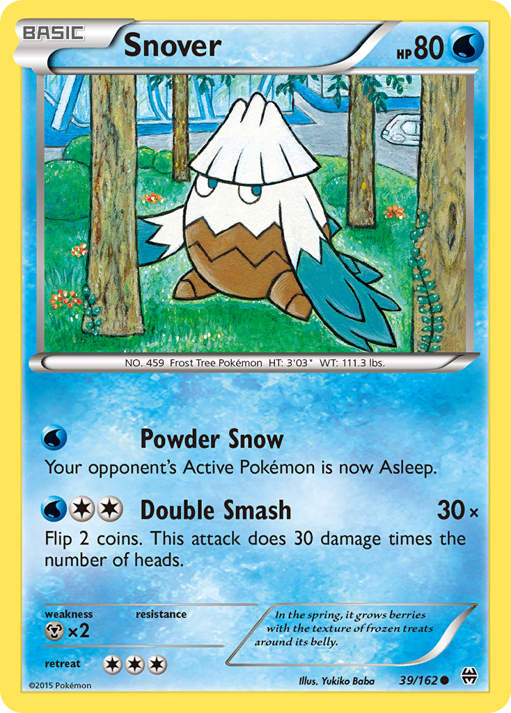 Snover (39/162) [XY: BREAKthrough] | Deep Dive Games St. Marys