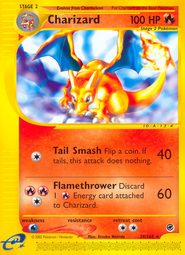 Charizard (39/165) [Expedition: Base Set] | Deep Dive Games St. Marys