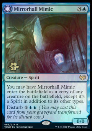 Mirrorhall Mimic // Ghastly Mimicry [Innistrad: Crimson Vow Prerelease Promos] | Deep Dive Games St. Marys