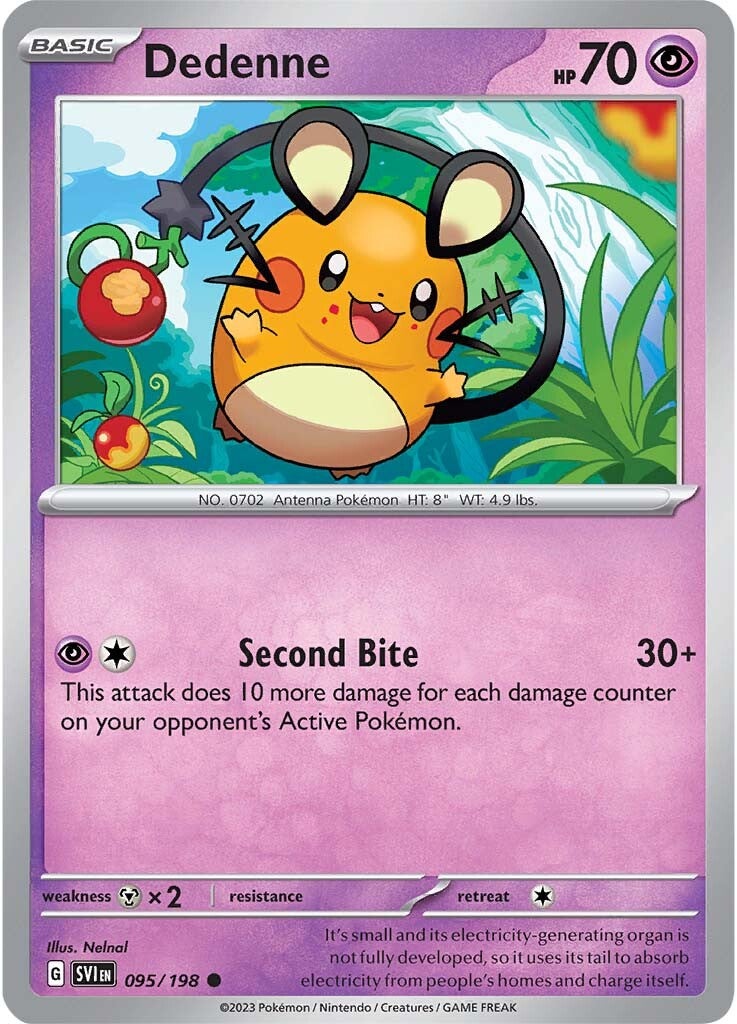 Dedenne (095/198) [Scarlet & Violet: Base Set] | Deep Dive Games St. Marys