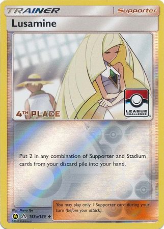 Lusamine (153a/156) (League Challenge Alt Art 4th Place) [Sun & Moon: Ultra Prism] | Deep Dive Games St. Marys