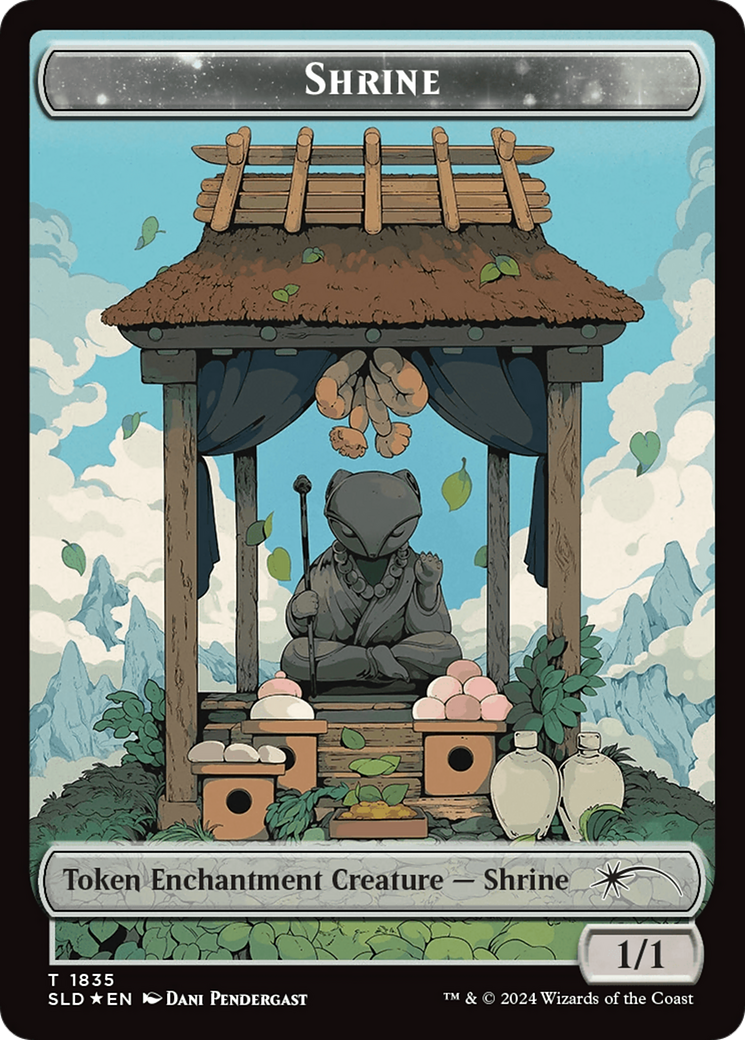 Shrine Token (Rainbow Foil) [Secret Lair: From Cute to Brute Tokens] | Deep Dive Games St. Marys