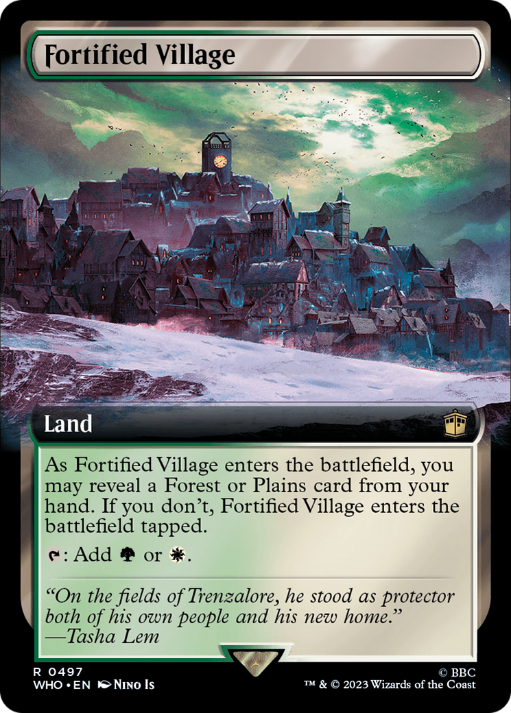 Fortified Village (Extended Art) [Doctor Who] | Deep Dive Games St. Marys
