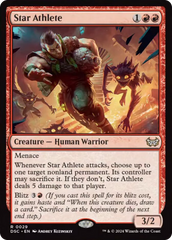 Star Athlete [Duskmourn: House of Horror Commander] | Deep Dive Games St. Marys