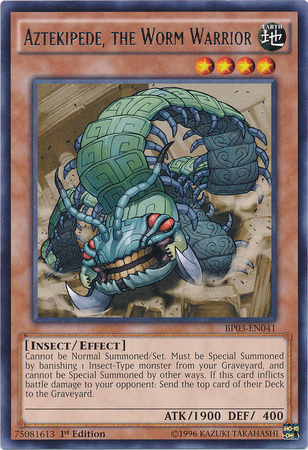 Aztekipede, the Worm Warrior [BP03-EN041] Rare | Deep Dive Games St. Marys