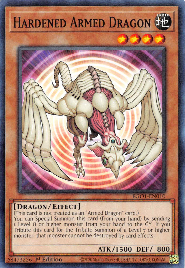 Hardened Armed Dragon [EGO1-EN010] Common | Deep Dive Games St. Marys