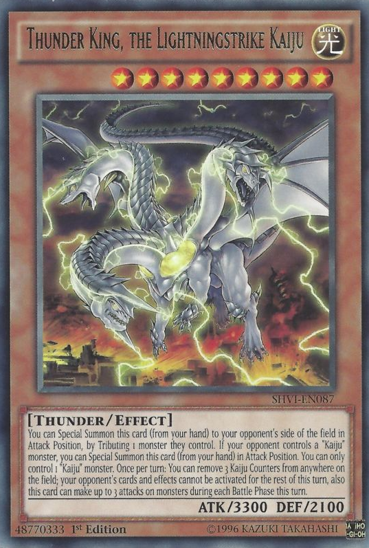 Thunder King, the Lightningstrike Kaiju [SHVI-EN087] Rare | Deep Dive Games St. Marys