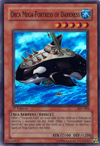 Orca Mega-Fortress of Darkness [IOC-084] Super Rare | Deep Dive Games St. Marys