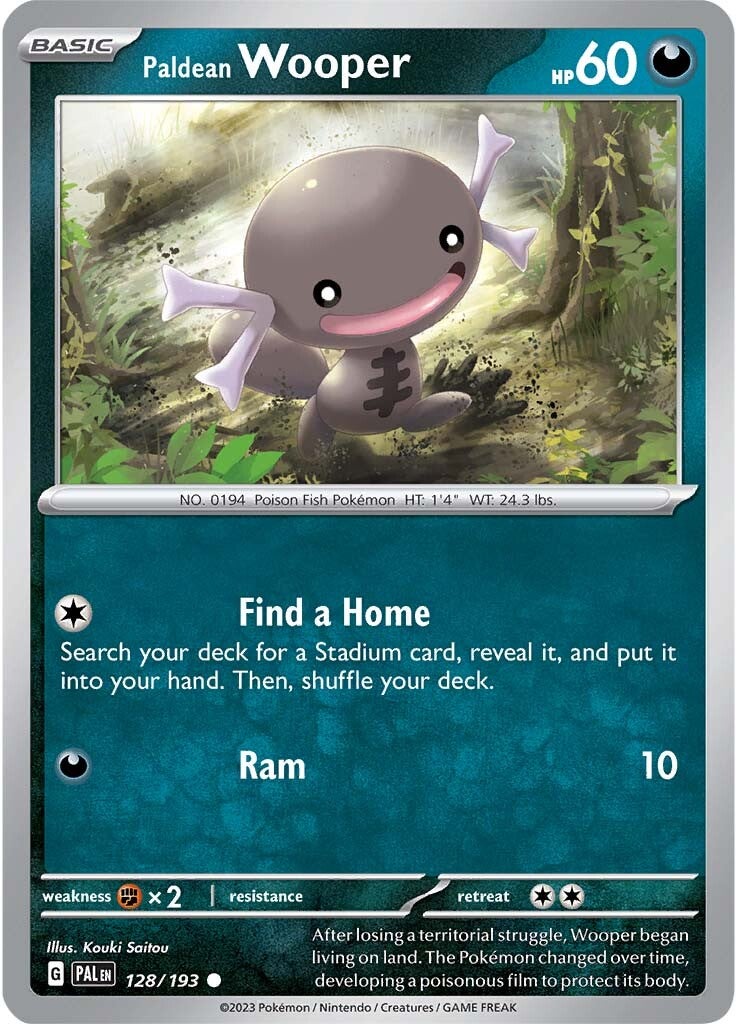 Paldean Wooper (128/193) [Scarlet & Violet: Paldea Evolved] | Deep Dive Games St. Marys