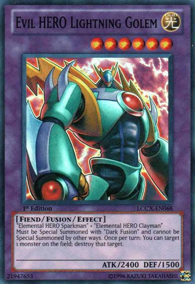 Evil HERO Lightning Golem [LCGX-EN068] Super Rare | Deep Dive Games St. Marys