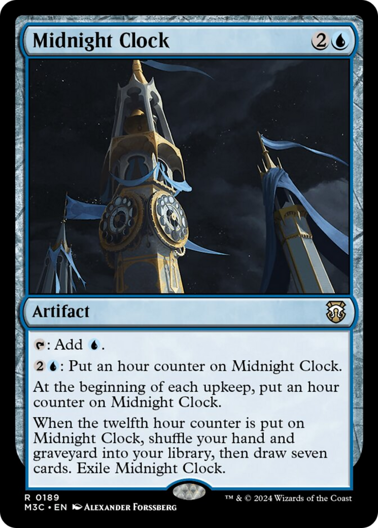 Midnight Clock [Modern Horizons 3 Commander] | Deep Dive Games St. Marys