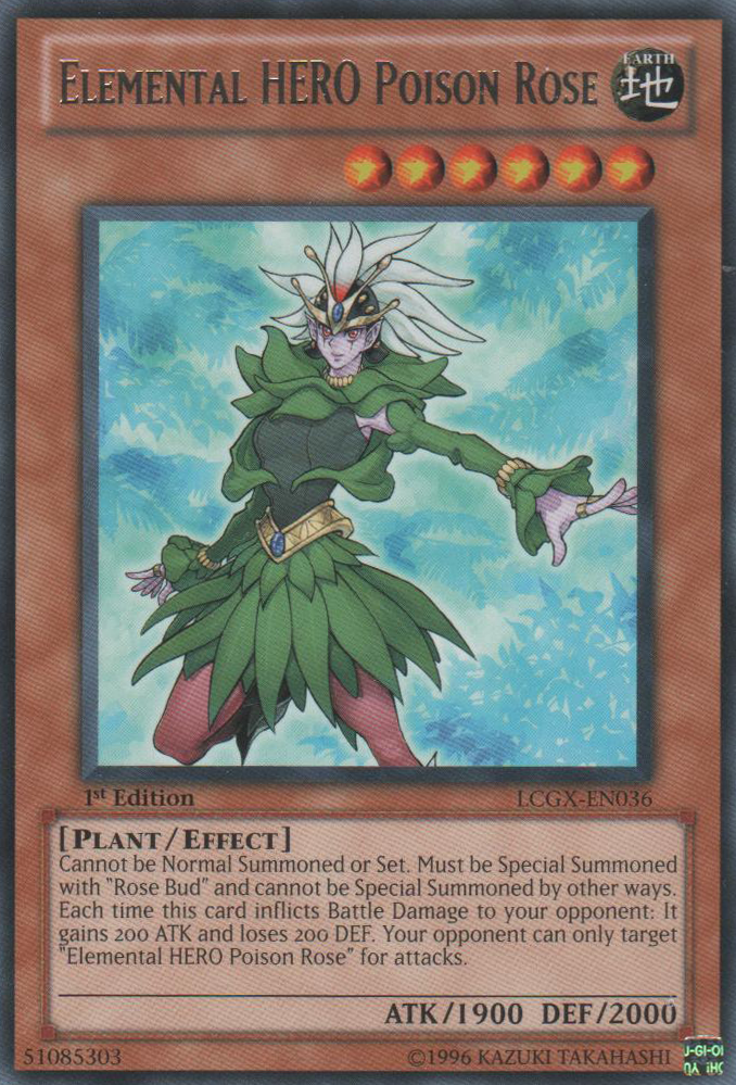 Elemental HERO Poison Rose [LCGX-EN036] Rare | Deep Dive Games St. Marys