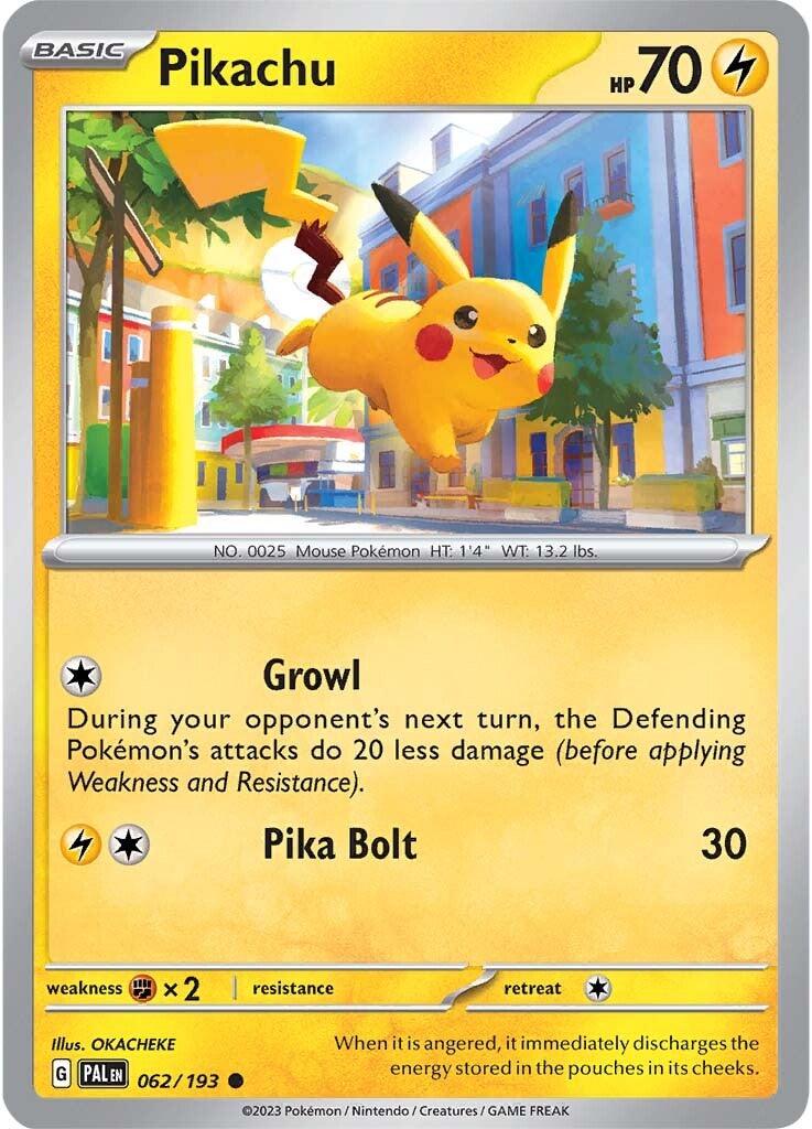 Pikachu (062/193) [Scarlet & Violet: Paldea Evolved] | Deep Dive Games St. Marys