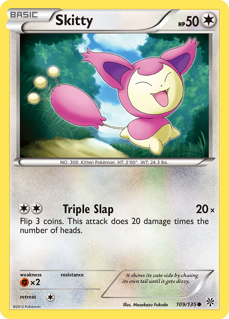 Skitty (109/135) [Black & White: Plasma Storm] | Deep Dive Games St. Marys