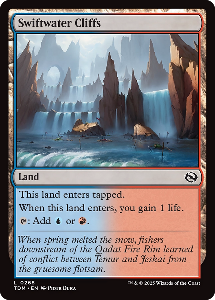 Swiftwater Cliffs [Tarkir: Dragonstorm] | Deep Dive Games St. Marys