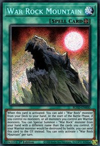 War Rock Mountain [BLVO-EN000] Secret Rare | Deep Dive Games St. Marys