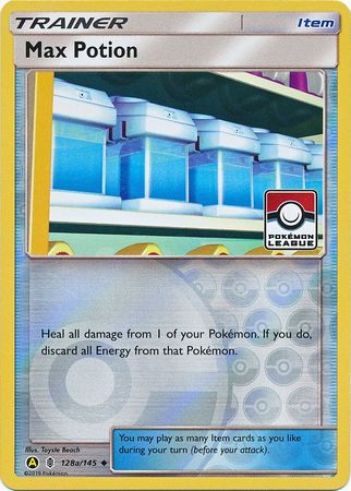 Max Potion (128a/145) (League Promo) [Sun & Moon: Guardians Rising] | Deep Dive Games St. Marys