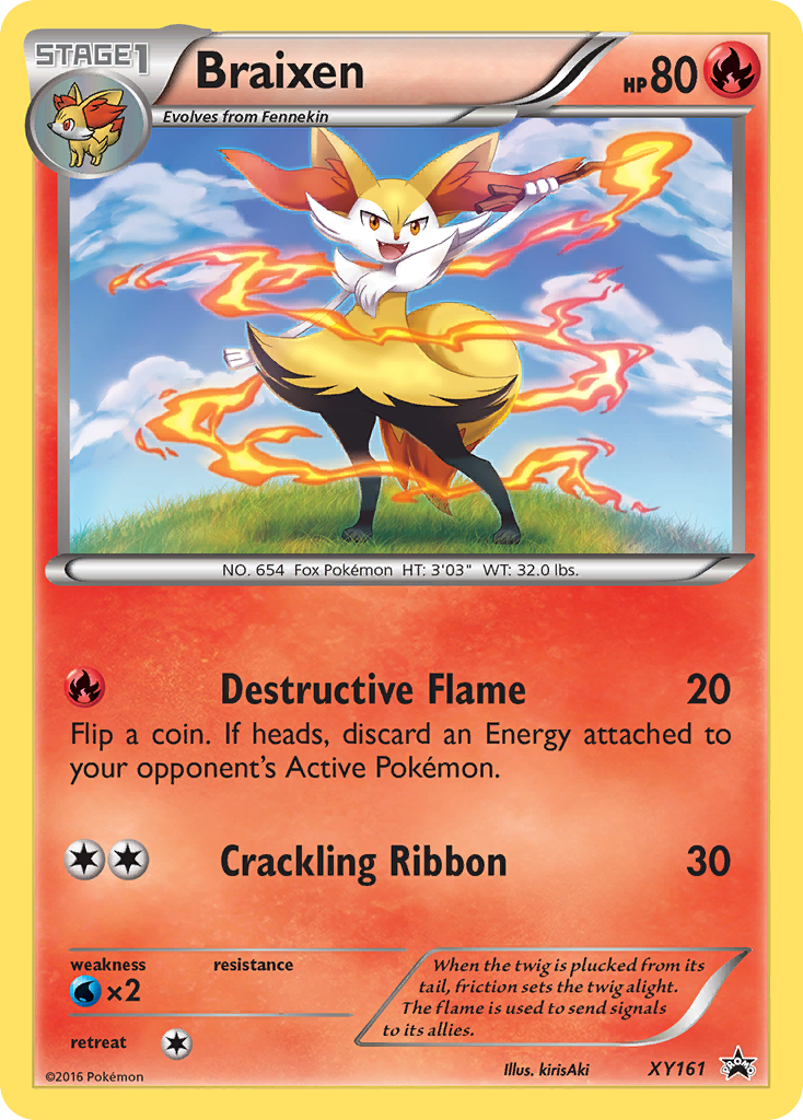 Braixen (XY161) [XY: Black Star Promos] | Deep Dive Games St. Marys