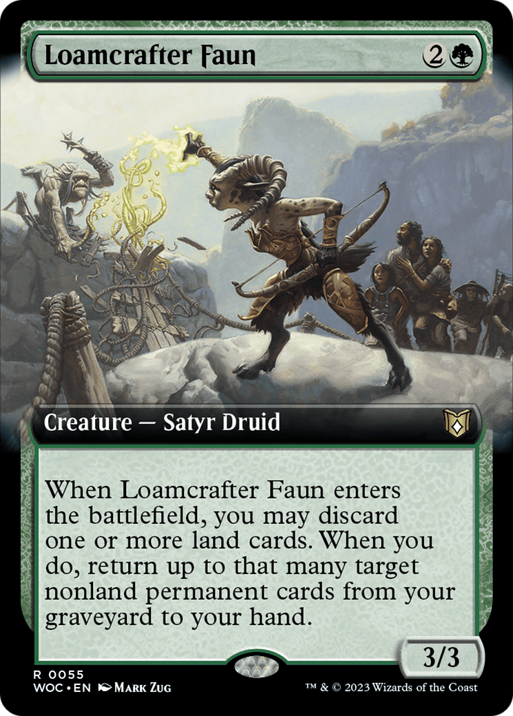 Loamcrafter Faun (Extended Art) [Wilds of Eldraine Commander] | Deep Dive Games St. Marys