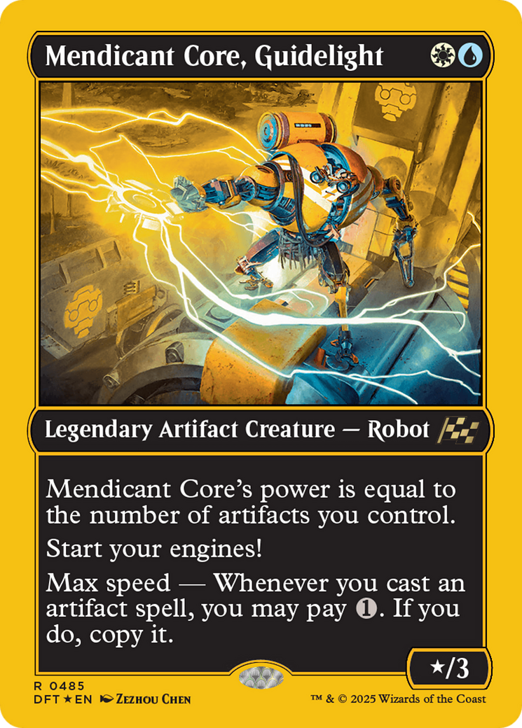 Mendicant Core, Guidelight (First-Place Foil) [Aetherdrift] | Deep Dive Games St. Marys