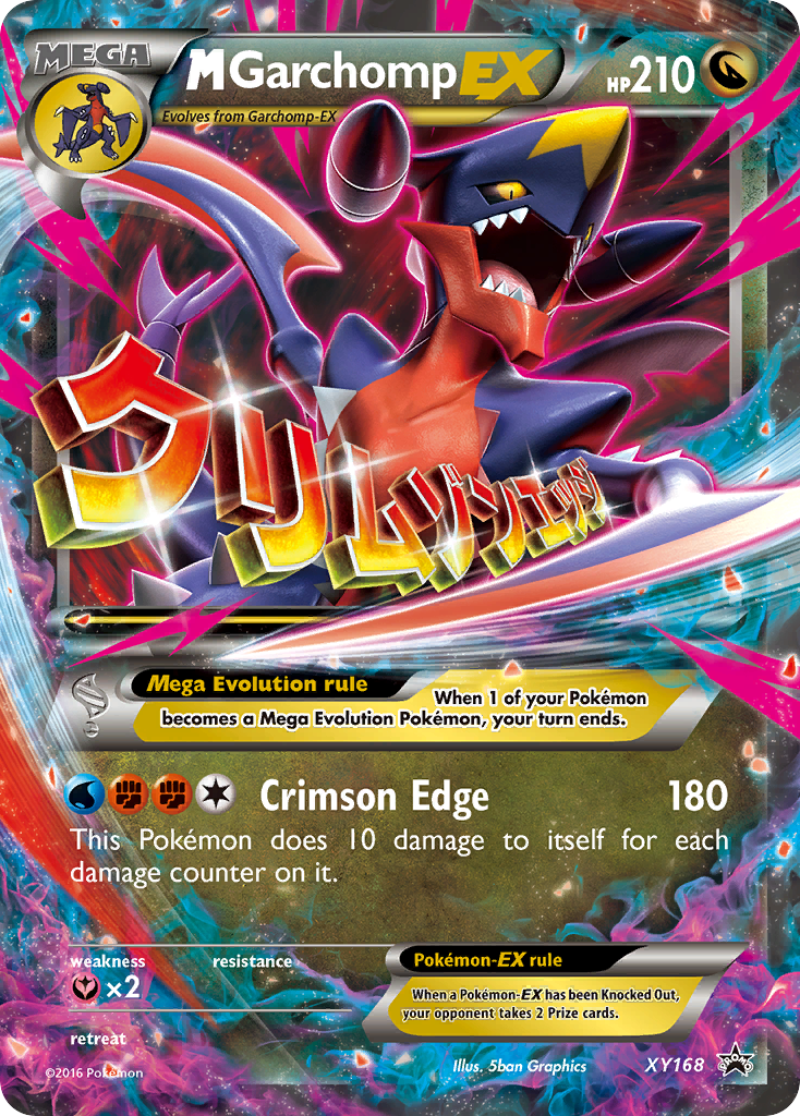 M Garchomp EX (XY168) [XY: Black Star Promos] | Deep Dive Games St. Marys