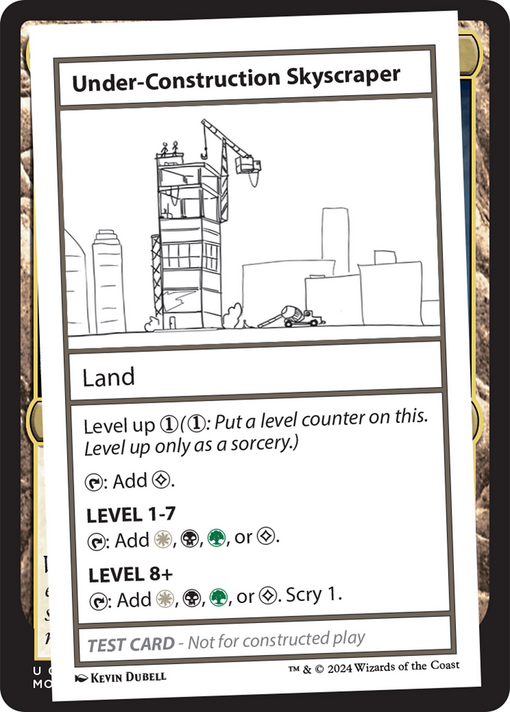 Under-Construction Skyscraper [Mystery Booster 2 Playtest Cards] | Deep Dive Games St. Marys