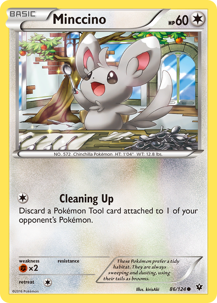 Minccino (86/124) [XY: Fates Collide] | Deep Dive Games St. Marys