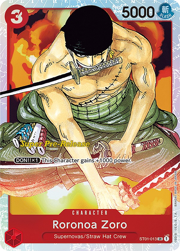 Roronoa Zoro [Super Pre-Release Starter Deck: Straw Hat Crew] | Deep Dive Games St. Marys