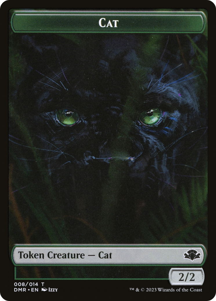 Cat Token (008) [Dominaria Remastered Tokens] | Deep Dive Games St. Marys