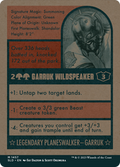 Garruk Wildspeaker [Secret Lair Drop Series] | Deep Dive Games St. Marys