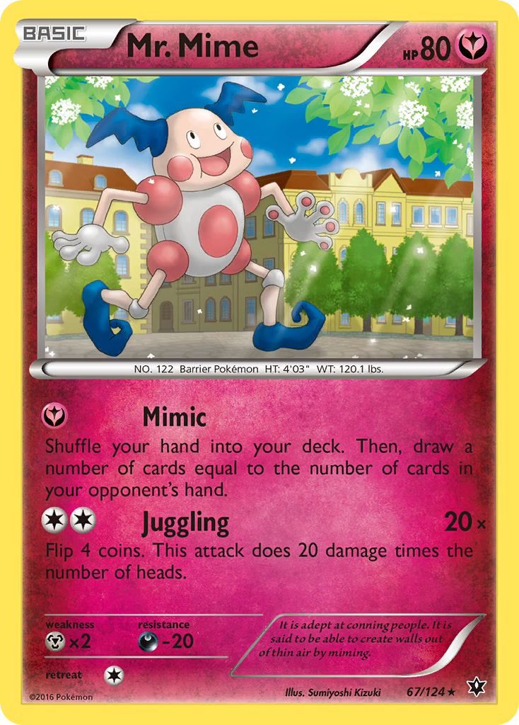 Mr. Mime (67/124) [XY: Fates Collide] | Deep Dive Games St. Marys