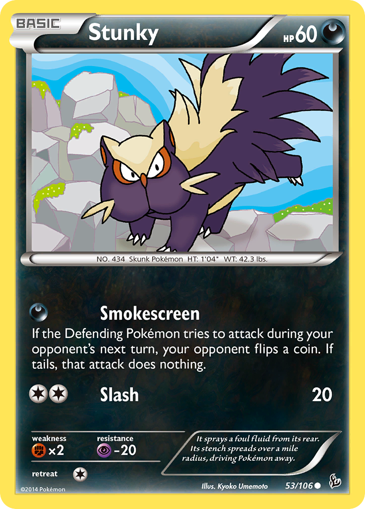 Stunky (53/106) [XY: Flashfire] | Deep Dive Games St. Marys