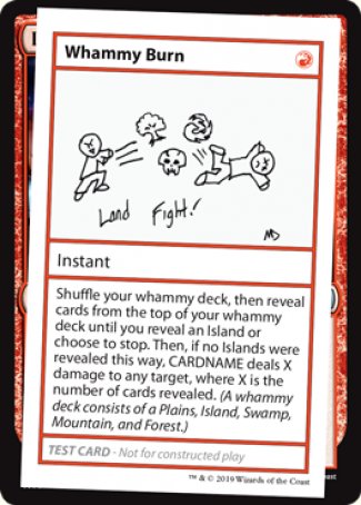 Whammy Burn (2021 Edition) [Mystery Booster Playtest Cards] | Deep Dive Games St. Marys