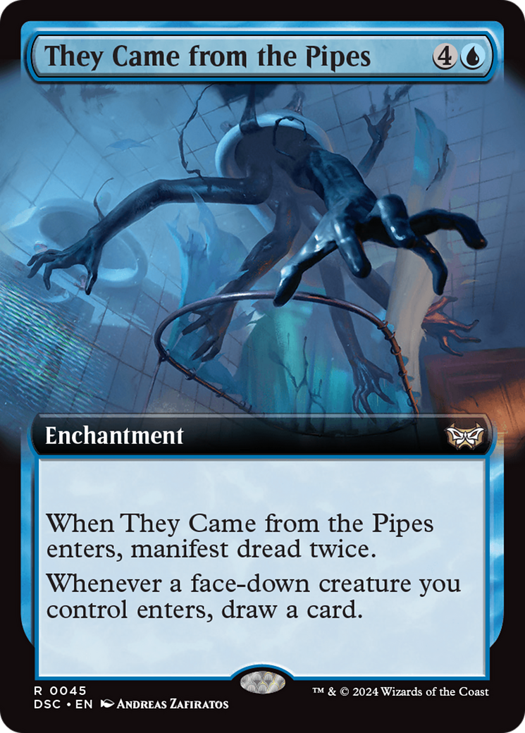 They Came from the Pipes (Extended Art) [Duskmourn: House of Horror Commander] | Deep Dive Games St. Marys