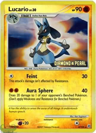 Lucario (6/130) [Burger King Promos: 2008 Collection] | Deep Dive Games St. Marys