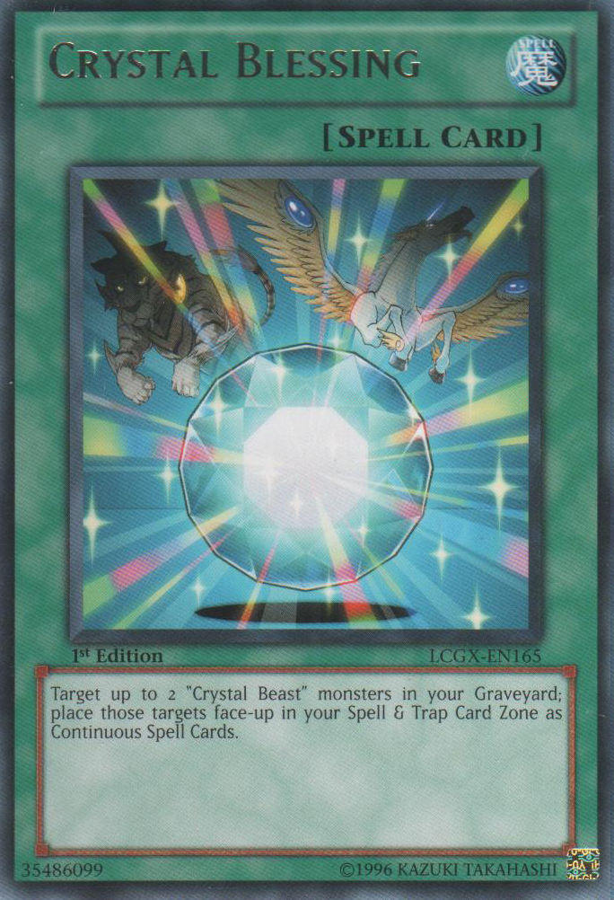 Crystal Blessing [LCGX-EN165] Rare | Deep Dive Games St. Marys