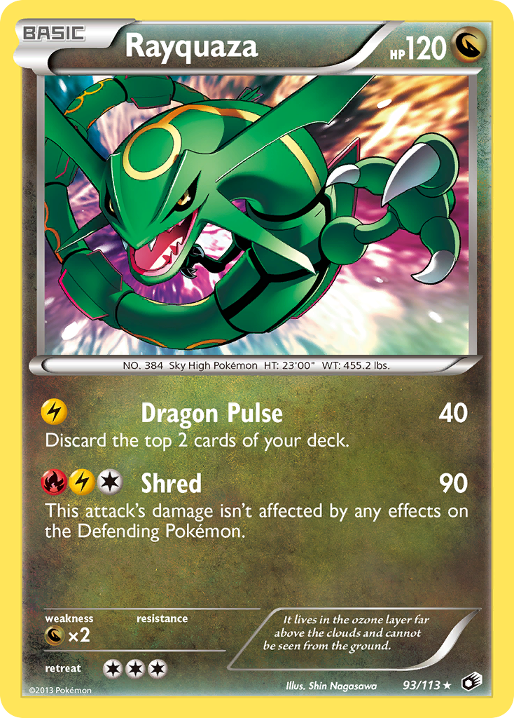 Rayquaza (93/113) [Black & White: Legendary Treasures] | Deep Dive Games St. Marys