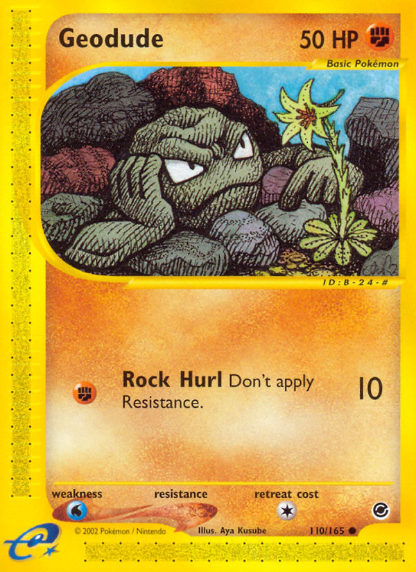 Geodude (110/165) [Expedition: Base Set] | Deep Dive Games St. Marys