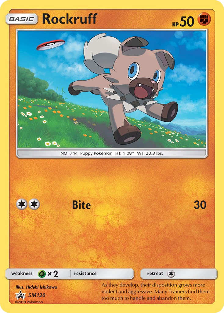 Rockruff (SM120) [Sun & Moon: Black Star Promos] | Deep Dive Games St. Marys