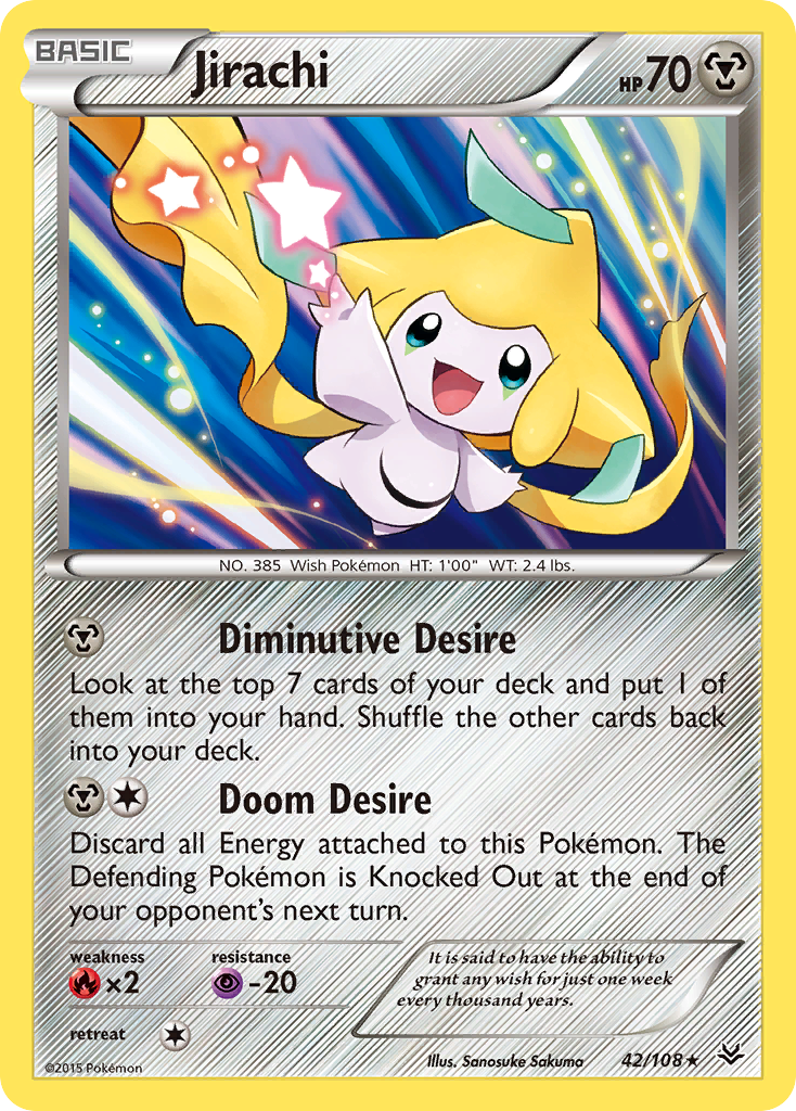 Jirachi (42/108) [XY: Roaring Skies] | Deep Dive Games St. Marys