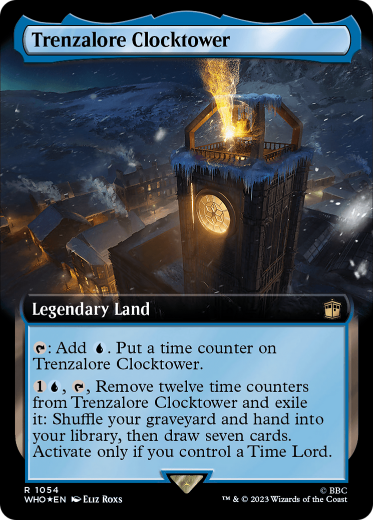 Trenzalore Clocktower (Extended Art) (Surge Foil) [Doctor Who] | Deep Dive Games St. Marys