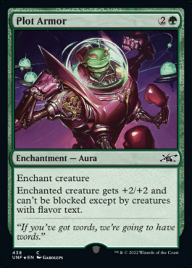 Plot Armor (Galaxy Foil) [Unfinity] | Deep Dive Games St. Marys